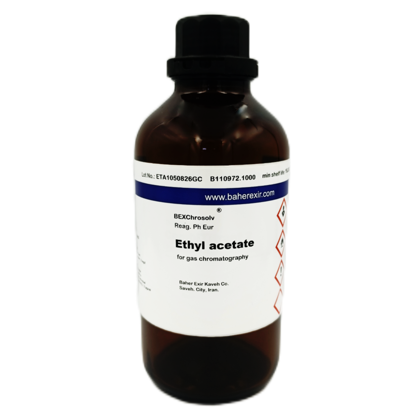 Ethyl acetate for gas chromatography
