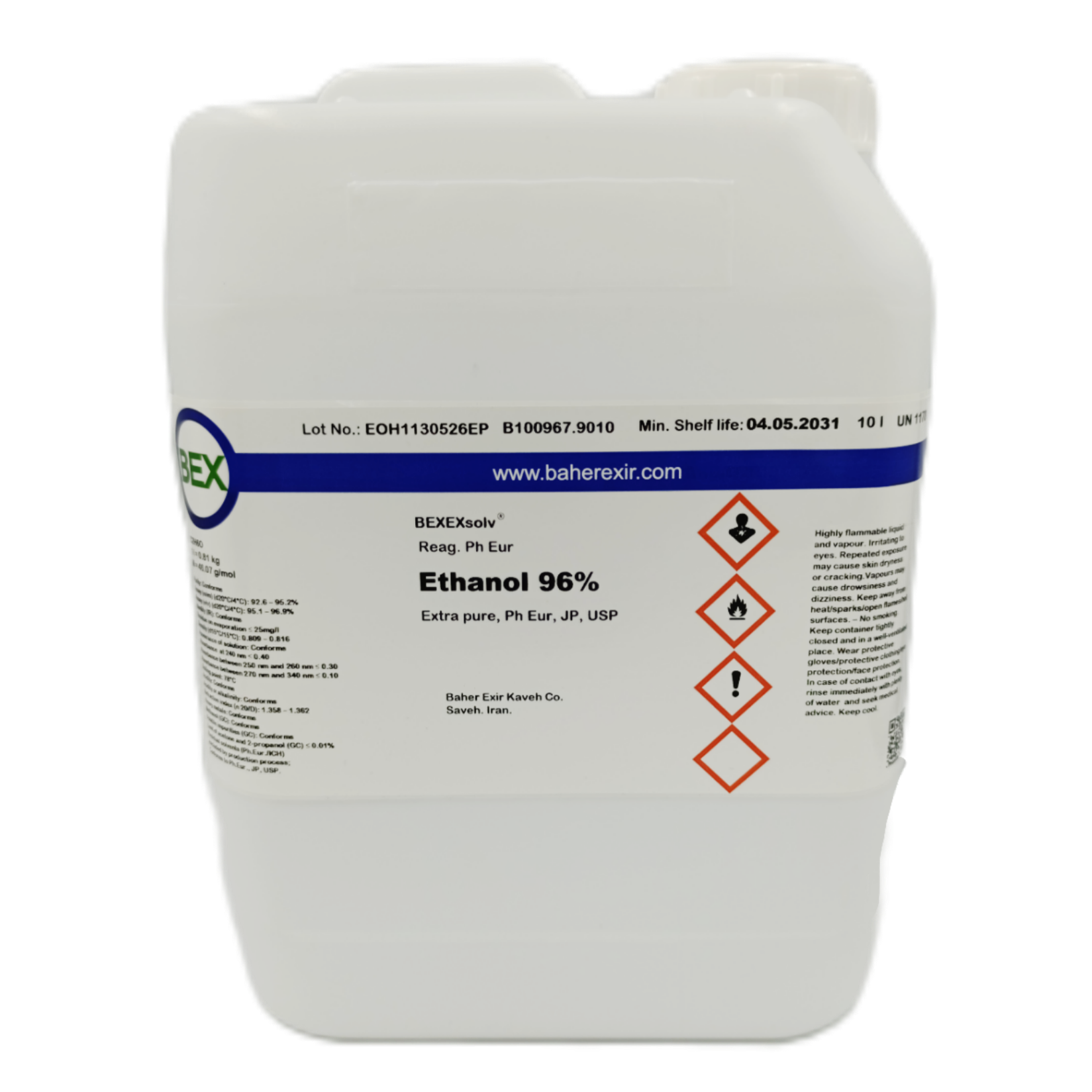 Ethanol 96% Extra pure