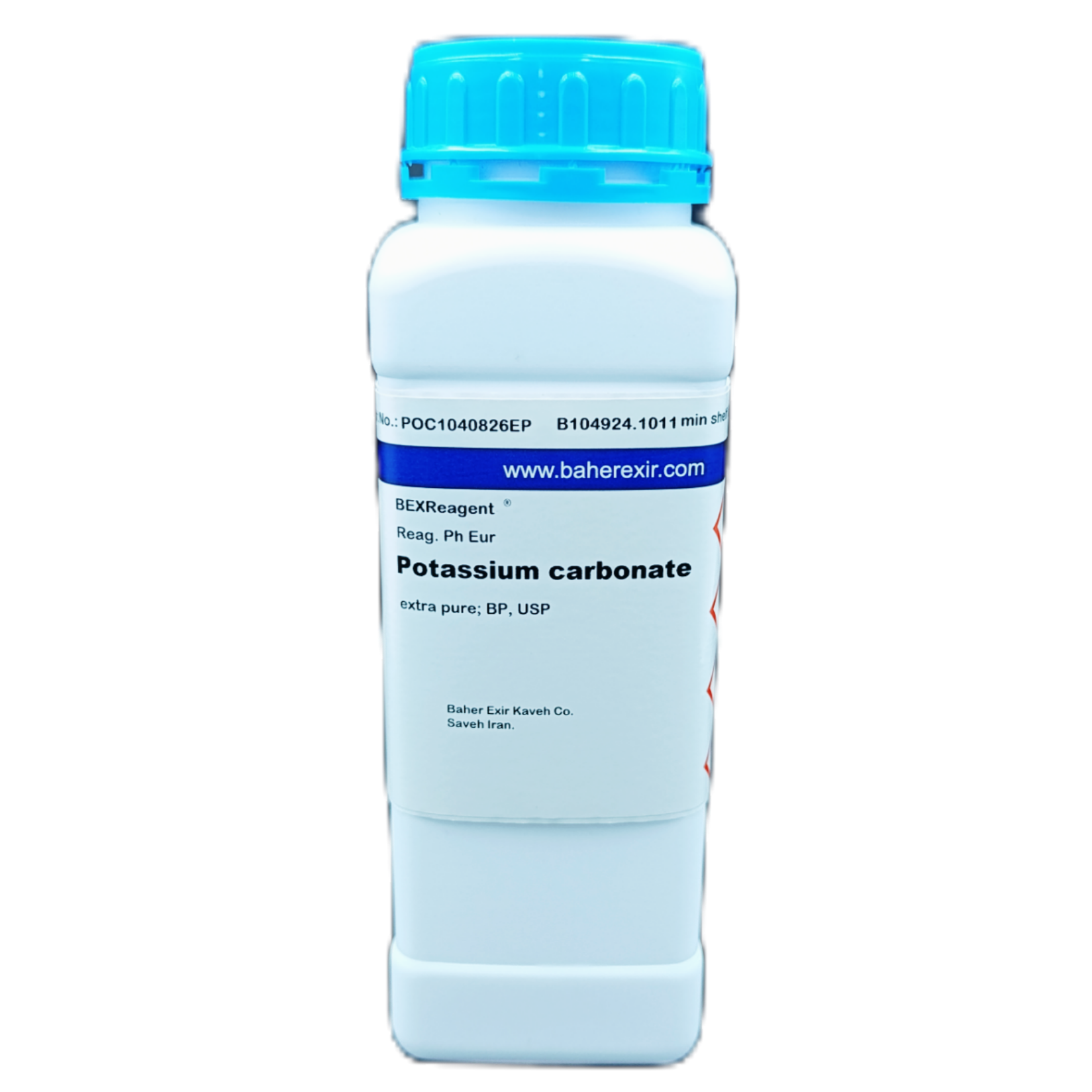 Potassium carbonate extra pure, Ph Eur, BP, USP