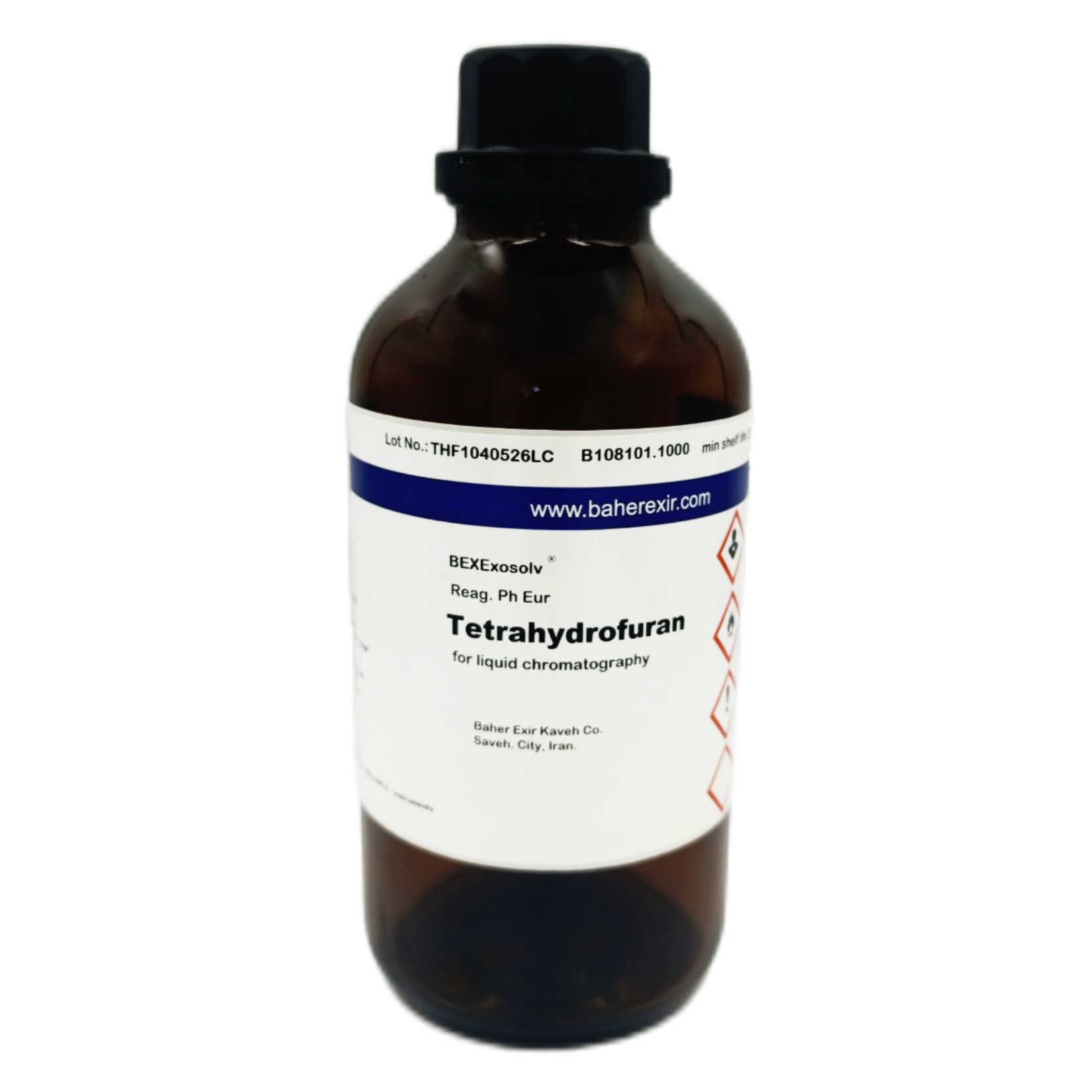 Tetrahydrofuran for liquid chromatography