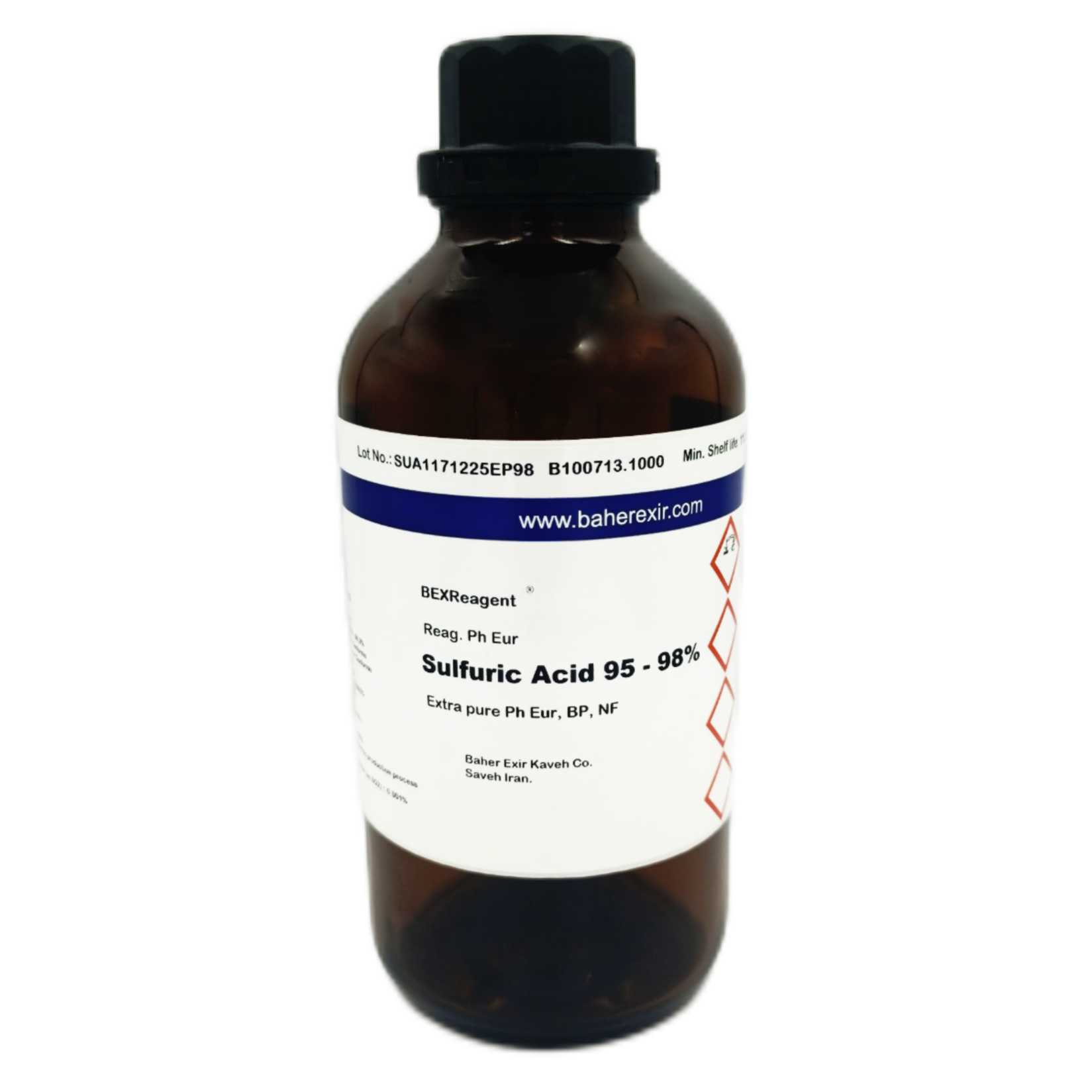Sulfuric acid 95-98% extra pure Ph Eur,BP,USP